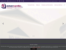 Tablet Screenshot of ibercardio.com